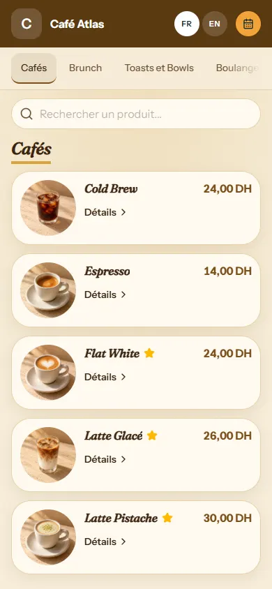 Aperçu du thème Sahara sur téléphone